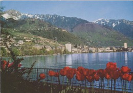 SUISSE,SCHWEIZ,SVIZZERA,SWITZERLAND,HELVETIA,SWISS ,VAUD,RIVIERA  PAYS D´ENHAUT,MONTREUX,lac,il Y A 45 Ans - Montreux