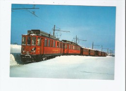 A L'ENTREE DE LA GARE D'ARZIER 5 TRAIN DE SKIEURS EN JANVIER 1975 (NYON ST CERGUE MOREZ) - Saint-Cergue