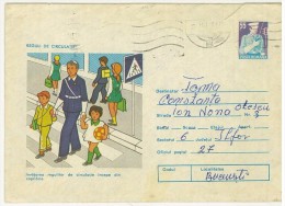 STORIA POSTALE - ROMANIA - PER BUCARESTI - TOMA CONSTANTO - REGULI DE CIRCULATIE - - Postmark Collection