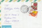 Brasile 1999 -Lettera X L'Italia Affrancaa Con 2 Stamps - Brieven En Documenten
