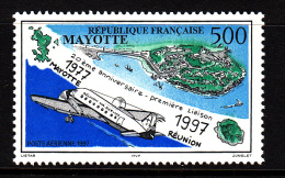 Mayotte MNH Scott #C2 5fr 20th Anniversary First Mayotte-Reunion Flight - Neufs