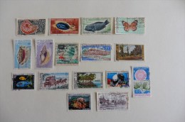 Nouvelle Calédonie : Poste Aérienne  16 Timbres Oblitérés - Used Stamps