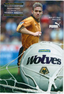 Programme Football 1999/0 Wolves (England) C Werder Bremen (Germany) UEFA Friendly Match - Boeken