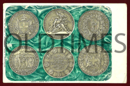 SWITZERLAND - MEDALS AND COINS - 1800 TO 1900 - COMPLETE SERIES OF 9 - 1900 PC - Münzen (Abb.)