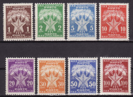 YUGOSLAVIA 1951. PORTO, MNH (**):VF Mi 100/07 - Portomarken