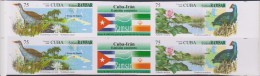 E)2008 CUBA, PROOF, RAMSAR SITES, FOR THE PROTECTION OF WETLANDS, CUBA-IRAN, JOINT ISSUE, FAUNA AND FLORA, IMPERFORAT - Ongebruikt