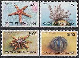 COCOS Keeling Islands - Etoiles De Mer - 4v  Neuf*** (MNH) CV €10 - Kokosinseln (Keeling Islands)