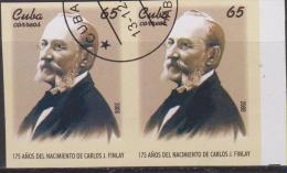 E)2008 CUBA, PROOF, 175 YEARS SINCE THE BIRTH OF CARLOS J.FILANY, DOCTOR, SCIENTIFIC,CTO, IMPERFORATED, S/S,  MNH - Neufs