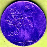 1957 Italia - 100 Lire (circolata) - 100 Lire