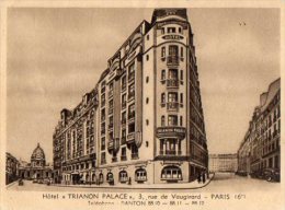CPA 1834 - Hotel Trianon Palace PARIS 3 Rue De Vaugirard - Cafés, Hotels, Restaurants