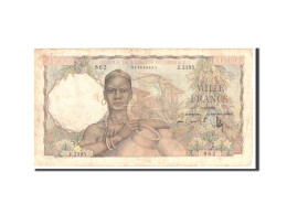Billet, French West Africa, 1000 Francs, 1951, 1951-10-02, KM:42, TTB - Estados De Africa Occidental