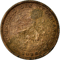 Monnaie, Pays-Bas, Wilhelmina I, 1/2 Cent, 1936, TB+, Bronze, KM:138 - 0.5 Centavos