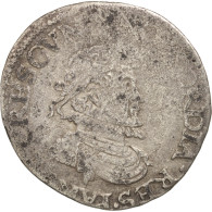 Monnaie, Pays-Bas Espagnols, HOLLAND, 1/20 Real, 1587, B+, Argent - Monedas Provinciales