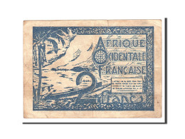 Billet, French West Africa, 2 Francs, 1944, Undated, KM:35, TB+ - Westafrikanischer Staaten