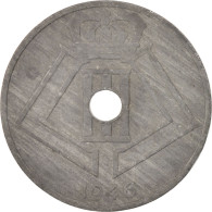Monnaie, Belgique, 25 Centimes, 1946, TTB, Zinc, KM:132 - 10 Cents & 25 Cents