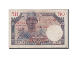 Billet, France, 50 Francs, 1947 French Treasury, Undated (1947), Undated, TTB+ - 1947 Staatskasse Frankreich