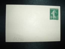 LETTRE ENTIER SEMEUSE 5c NEUF + 150 Au Verso - Standard Covers & Stamped On Demand (before 1995)