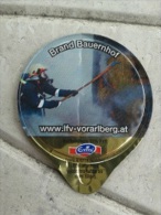 AUSTRIA - MILK LIDS - FIRE BRIGADE 3. - Milchdeckel - Kaffeerahmdeckel