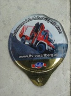 AUSTRIA - MILK LIDS - FIRE BRIGADE 5. - Coperchietti Di Panna Per Caffè