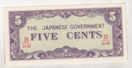 Burma 5 Cents (1942) , Pick 10b - Other - Asia