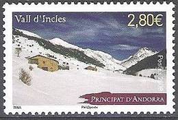 Andorre Français 2008 Yvert 657 Neuf ** Cote (2017) 9.00 Euro Vallée D'Incles - Unused Stamps