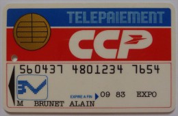 FRANCE - CCP Telepayment Bull Demo Smartcard - Specimen - Other & Unclassified