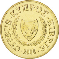 Monnaie, Chypre, 10 Cents, 2004, FDC, Nickel-brass, KM:56.3 - Cyprus