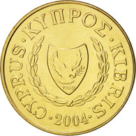 Monnaie, Chypre, 5 Cents, 2004, FDC, Nickel-brass, KM:55.3 - Chypre