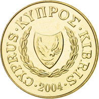 Monnaie, Chypre, 20 Cents, 2004, FDC, Nickel-brass, KM:62.2 - Chypre