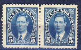 ##K2635. Canada 1937. Michel 201 In Pair. MNH(**) - Unused Stamps