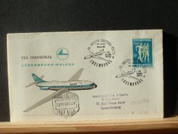57/694   DOC.  LUX.  1° VOL   1970  LUX./MALAGA - Storia Postale