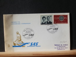 57/701  DOC.  LUX.  1° VOL   1981  LUX/KOPENHAGUE - Covers & Documents