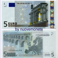 5 EURO TRICHET T IRLANDA K003 . UNC RARA VALORE 32 EURO AFFARONE ! - 5 Euro