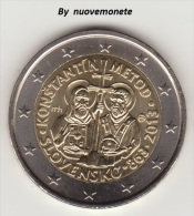 SLOVACCHIA  2 Euro 2013 1150° ANNIV. Missione Di Costantino - Cirillo & METODIO FDC - Slovakia