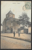 MAUZE Colorisée L'Eglise (Saurat) Deux-Sèvres (79) - Mauze Sur Le Mignon