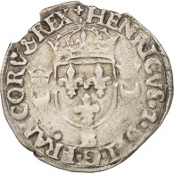Monnaie, France, Douzain Aux Croissants, 1549, Rouen, TTB, Billon, Sombart:4380 - 1547-1559 Enrique II