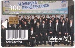 SLOVENIA SLOVENIJA PHONECARD 2010 XXI. ZOI VANCOUVER OLYMPIC GAMES SPORT EVENTS  TELEKOM CAT.NO. 778 - Olympische Spiele