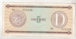 Cuba 5 Pesos ND , FX34 - Kuba