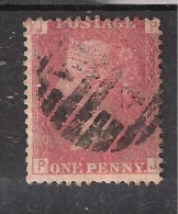 GB, Victoria, Yvert N° 26 , 1 Penny Rouge, Obl Planche / Plate 113   Obl TB, - Used Stamps