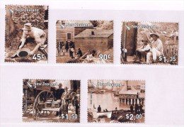 New Zealand 2006 Gold Rush Set Of 5 MNH - Unused Stamps