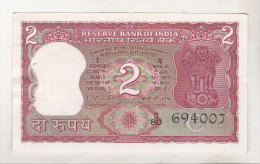 India 2 Rupees ND , Pick 53f - India