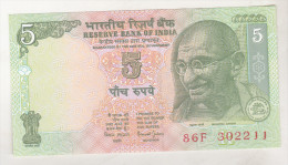 India 5 Rupees (2002) Unc , Pick 88Ab - India