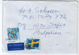 Cover Sweden - Sent To BULGARIA   2011 - Brieven En Documenten