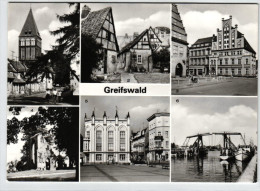 Greifswald - Mehrbildkarte DDR 2 - Greifswald