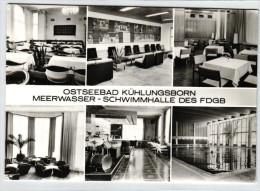 Ostseebad Kühlungsborn - Mehrbildkarte - Meerwasser Schwimmhalle - Kuehlungsborn