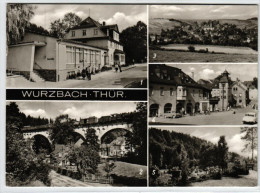 Wurzbach - Mehrbildkarte DDR - Wurzbach