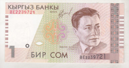 Kyrgyzstan 1 Som 1999 Unc - Kazakistan