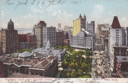 BROADWAY SOUTH FROM CHAMBER STREET 1908 - Broadway