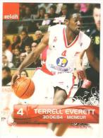Carte Postale Basket - Elan Chalon - Proa - Mamoutou Diarra - Terrell Everett - Basketball