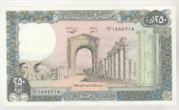 Lebanon 250 Livres 1988 Unc - Líbano